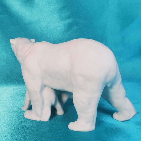 Kaiser Porcelain Polar Bear Family Figurine – Mother & 2 Cubs Vintage W. Germany - Picture 7 of 13